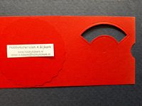 Mini draai kaarten 7.5 X 7.5 cm rood - Klik op de afbeelding om het venster te sluiten
